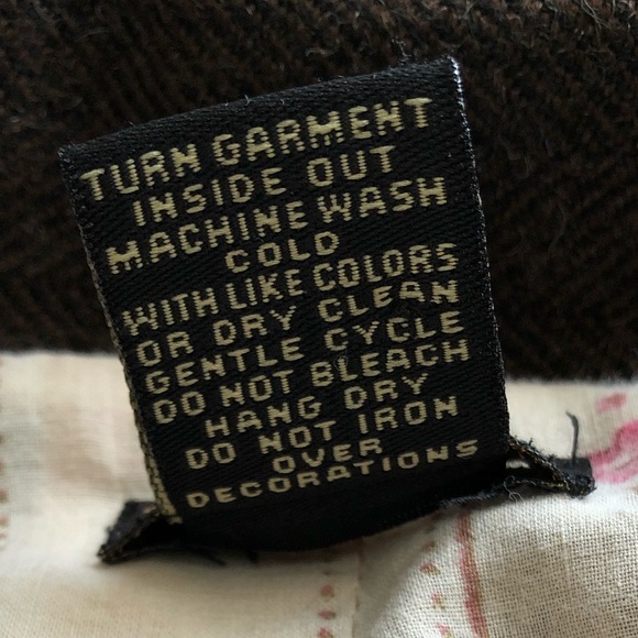 FANG Brown Acrylic Wool Blazer Size M Juniors - Picture 4 of 16